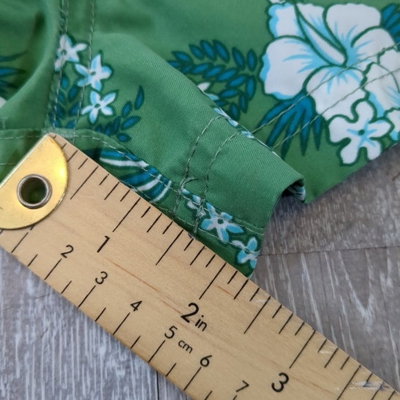 Final Price O'NEILL Hyperfreak Board Shorts Women's Size 7 Green Floral - Picture 7 of 8